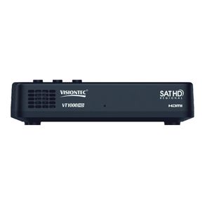 Receptor para Antena Parabólica Visiontec VT 1000 Preto | Lojas